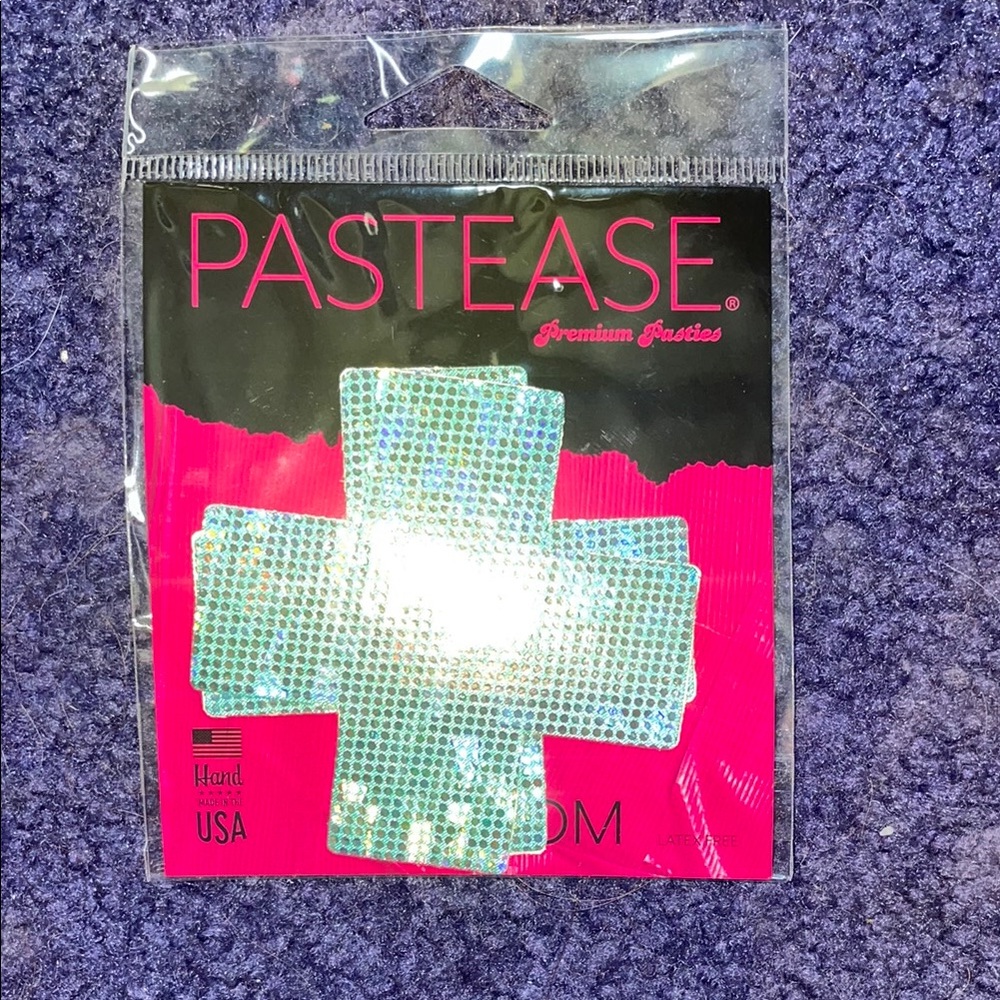 Iridescent Cross Pasties